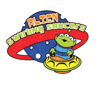 Alien Flying Saucer Title-