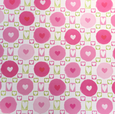 Circle Hearts 12x12 paper-