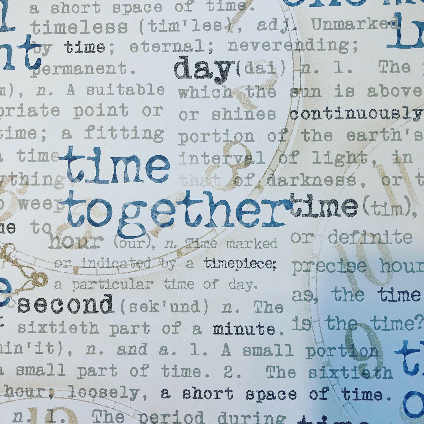 Time Together 12x12 paper-