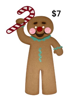 Gingerbread man PRE-MADE-