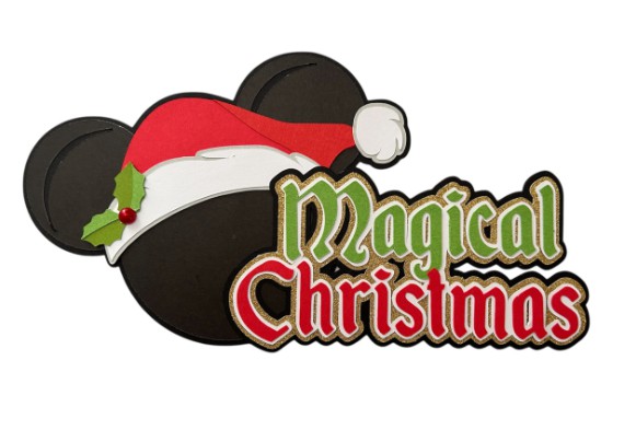 Magical Christmas PRE-MADE title-